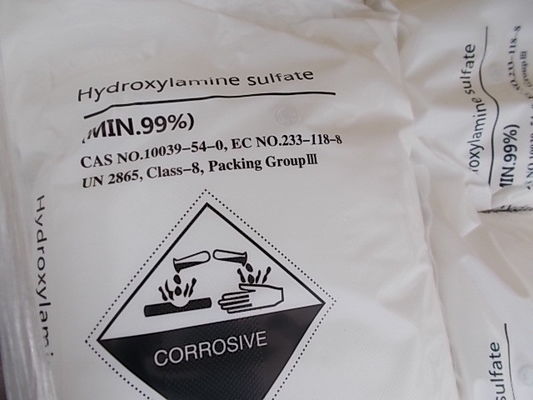 পাউডার হাইড্রক্সিলামাইন সালফেট, ISO9001 CAS 10039-54-0 কেমিক্যাল ইন্টারমিডিয়েট